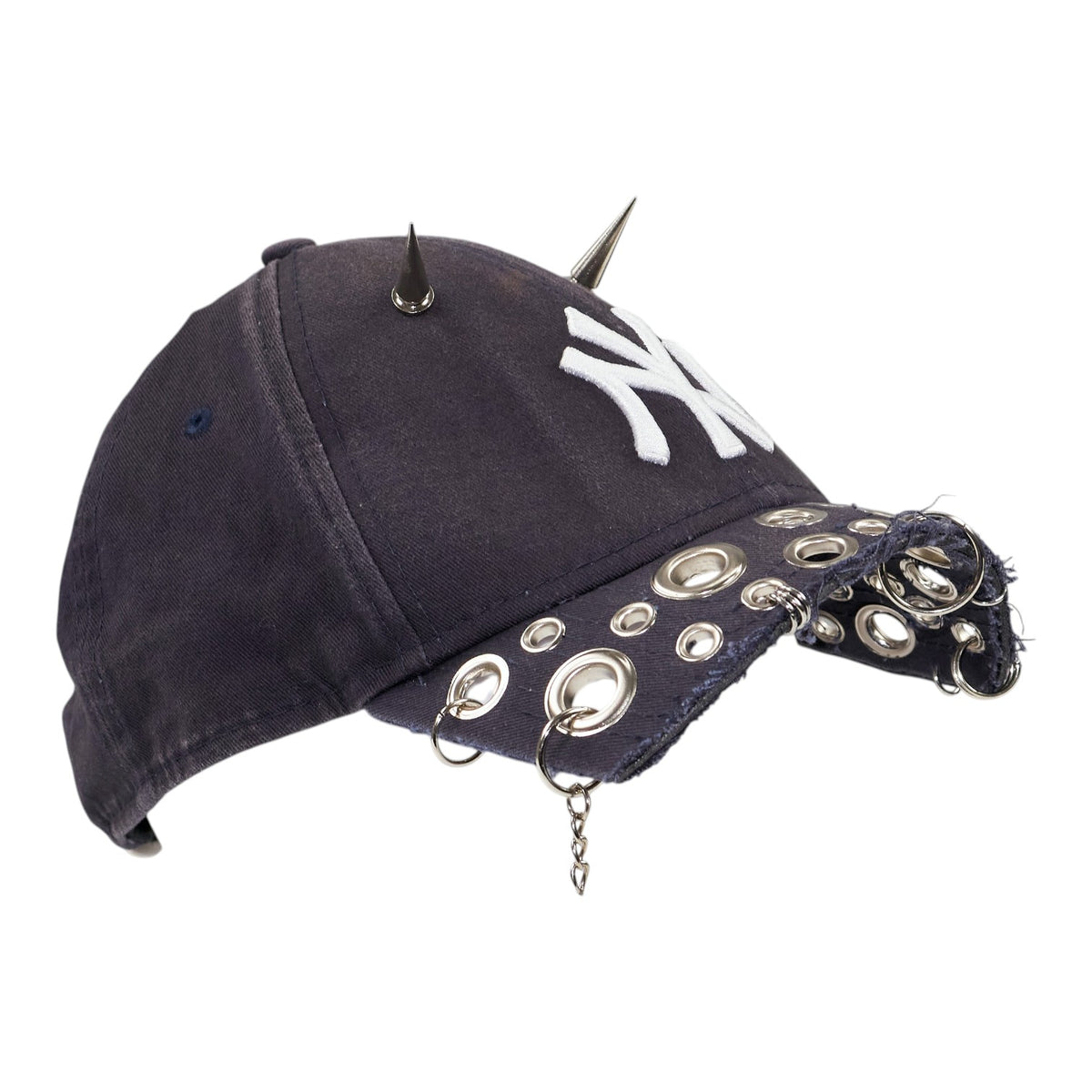 Kabo Washed Black Upcycled New York Baseball Cap