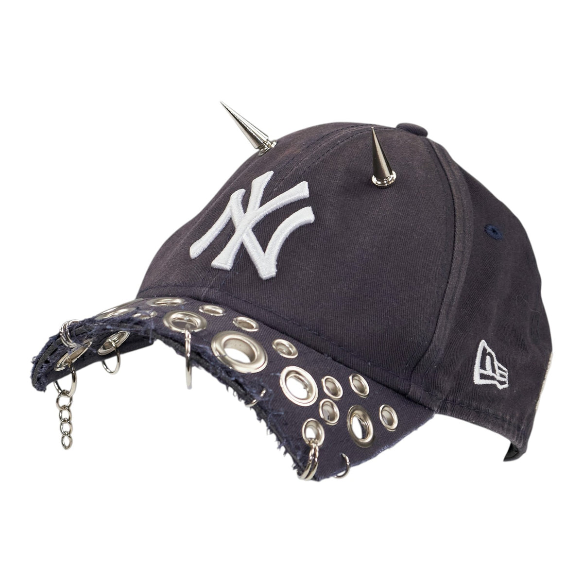 Kabo Washed Black Upcycled New York Baseball Cap