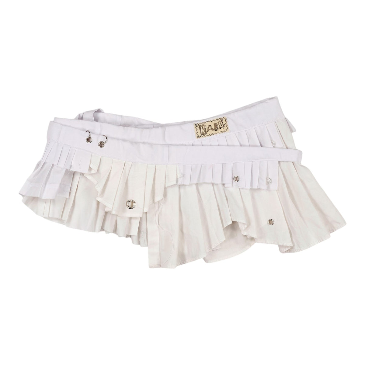 Kabo White Pleated Skirt