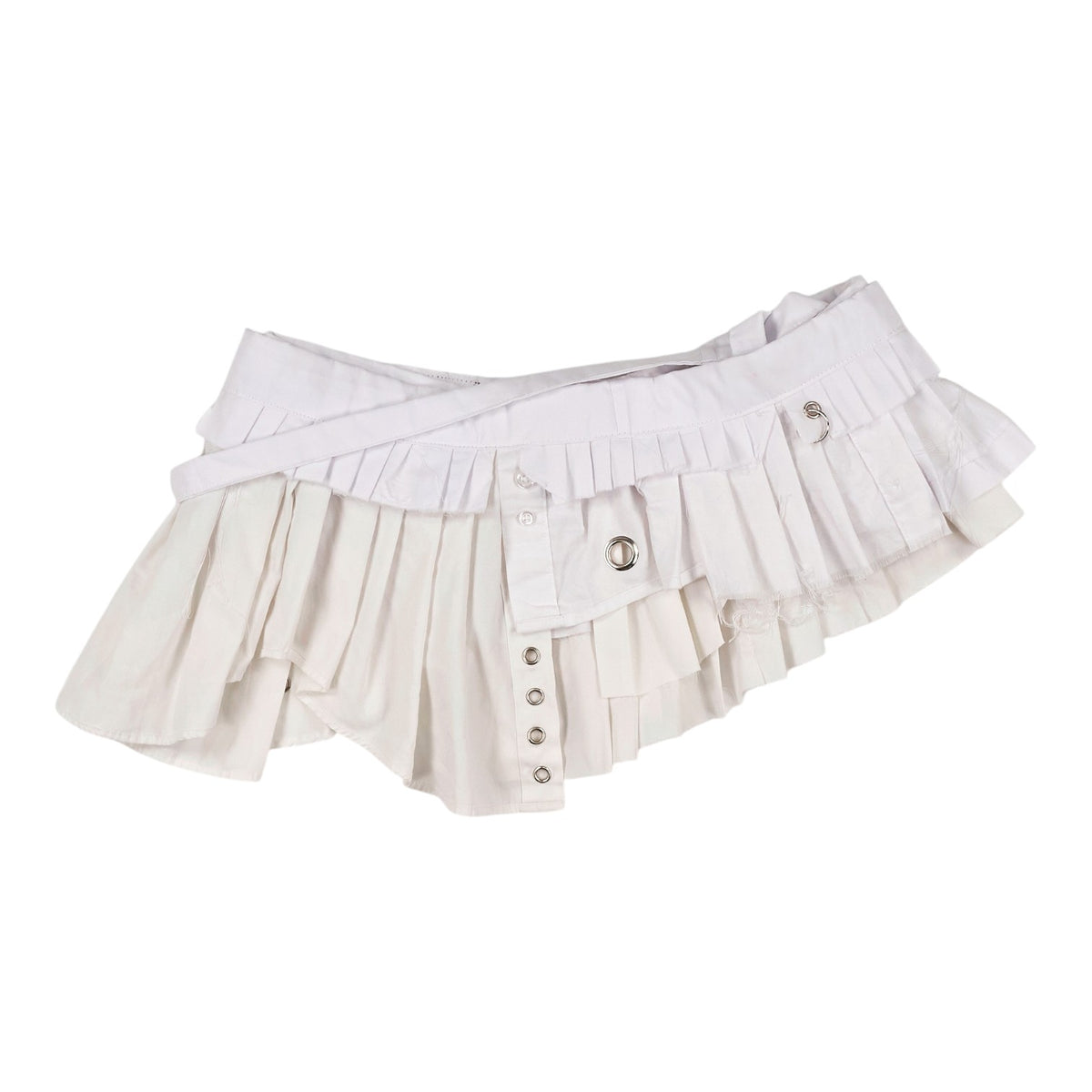 Kabo White Pleated Skirt