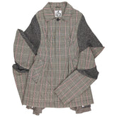 Owen Edward Snaith Brown Check Tweed Blazer Coat