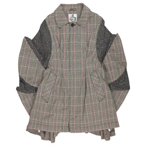 Owen Edward Snaith Brown Check Tweed Blazer Coat
