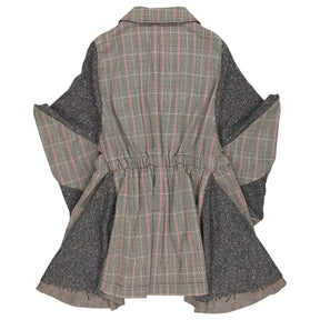 Owen Edward Snaith Brown Check Tweed Blazer Coat