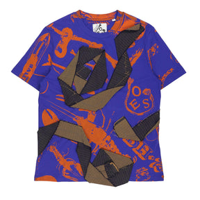 Owen Edward Snaith Blue Orange Reworked T-Shirt