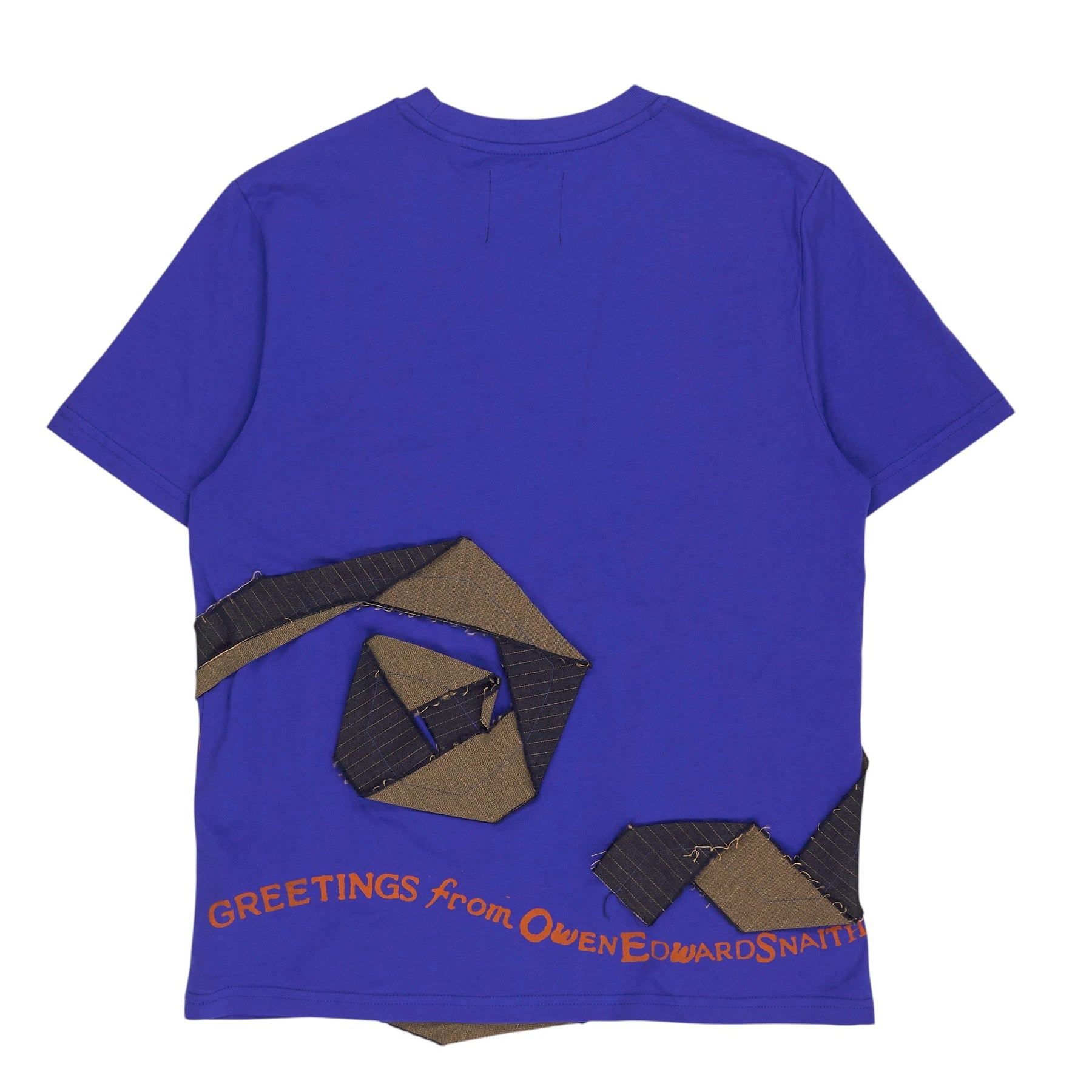 Owen Edward Snaith Blue Orange Reworked T-Shirt