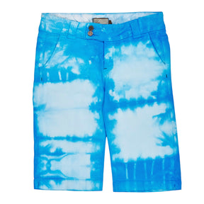 Owen Edward Snaith Blue Tie-Dye Shorts