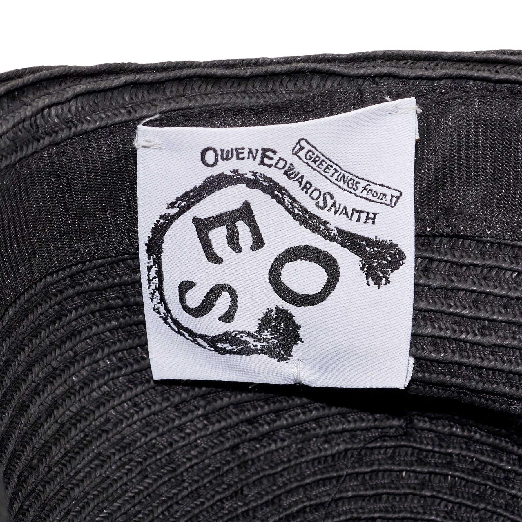 Owen Edward Snaith Black Reworked Hat