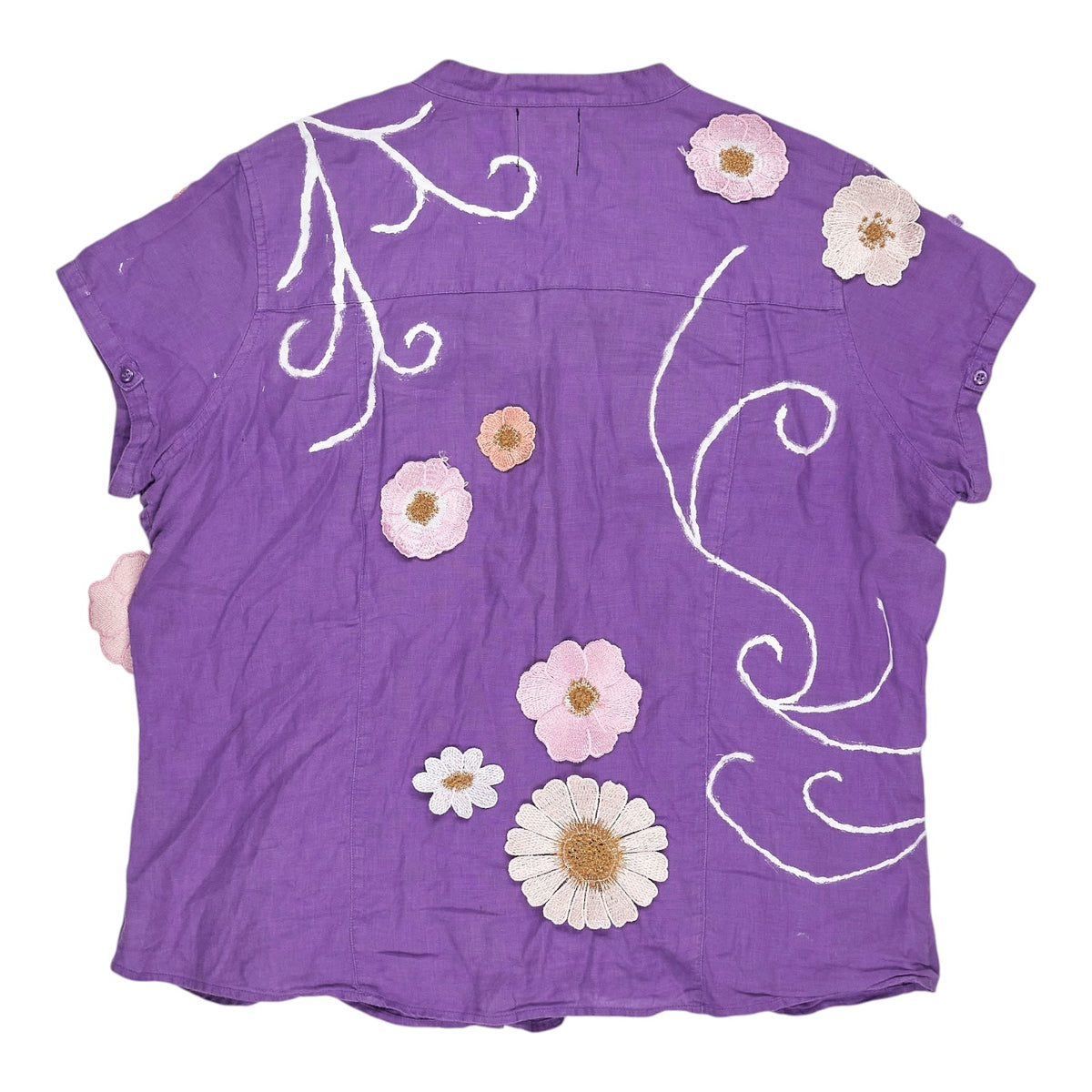 Made by Sean Marsh Purple Upcycled Blouse