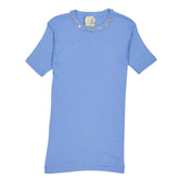 Green Ancestors Blue Gold Celestial Beaded T-Shirt