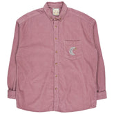 Green Ancestors Dusky Purple Sparkly Silver Moon Corduroy Shirt