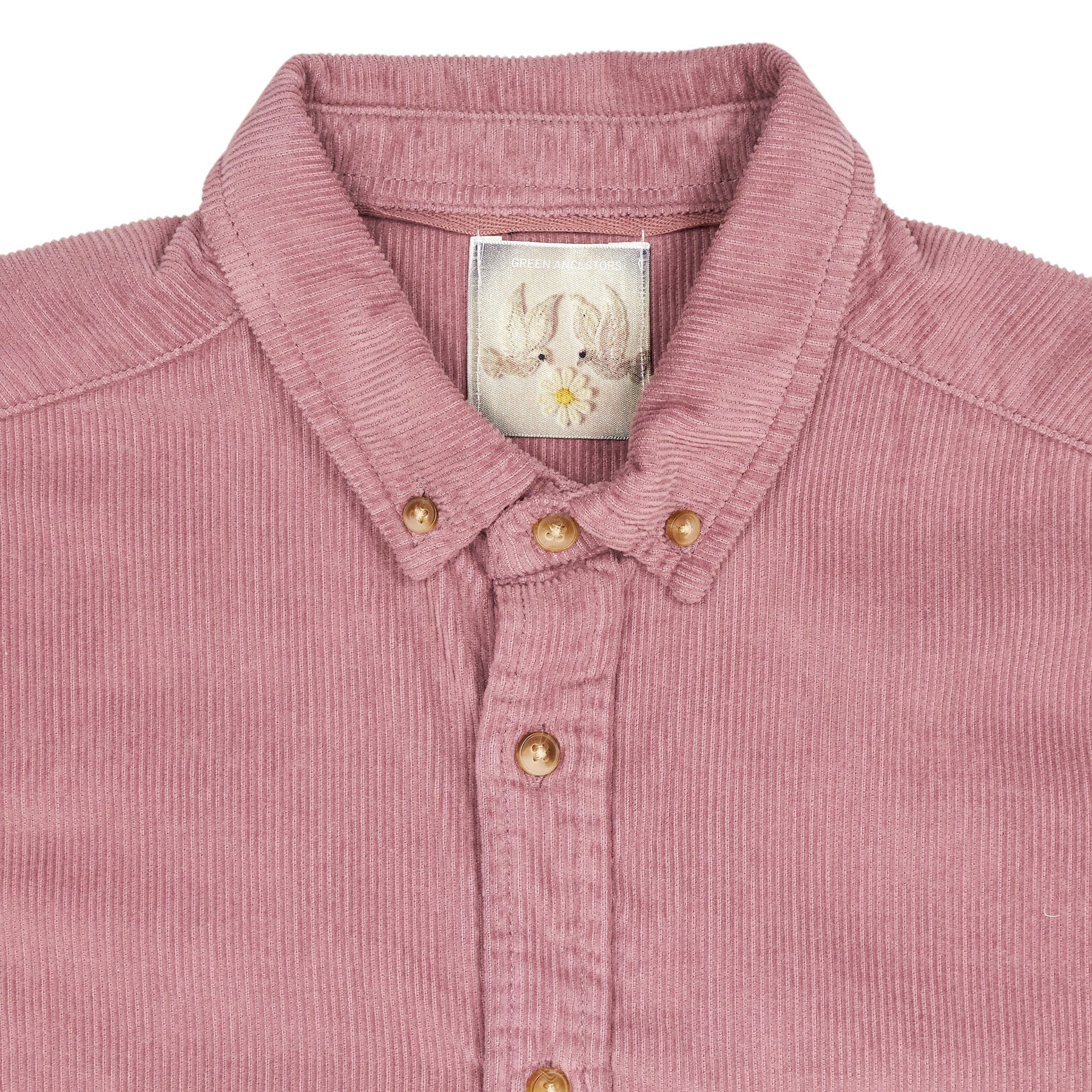 Green Ancestors Dusky Purple Sparkly Silver Moon Corduroy Shirt