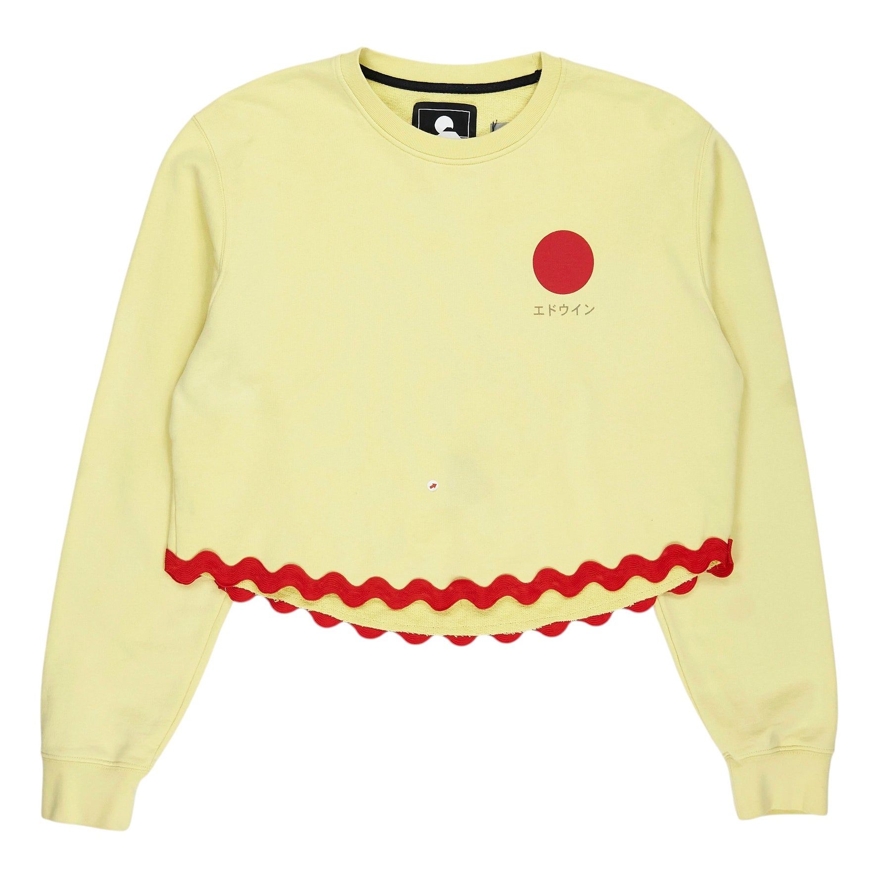 Green Ancestors Yellow Crop Sweatshirt