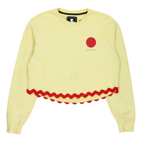 Green Ancestors Yellow Crop Sweatshirt