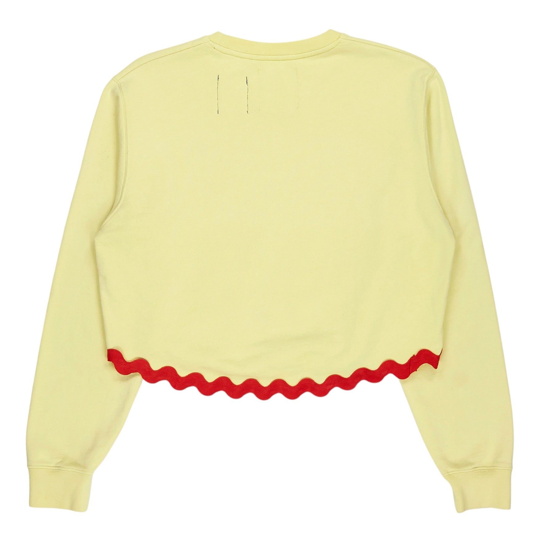 Green Ancestors Yellow Crop Sweatshirt