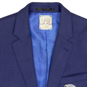 Green Ancestors Blue Silver Moon Blazer Jacket