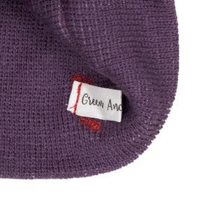 Green Ancestors Purple White Checkerboard Hat