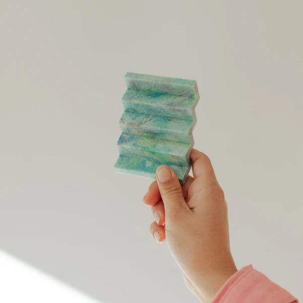 Recycled Plastic Zig-Zag Soap Dish