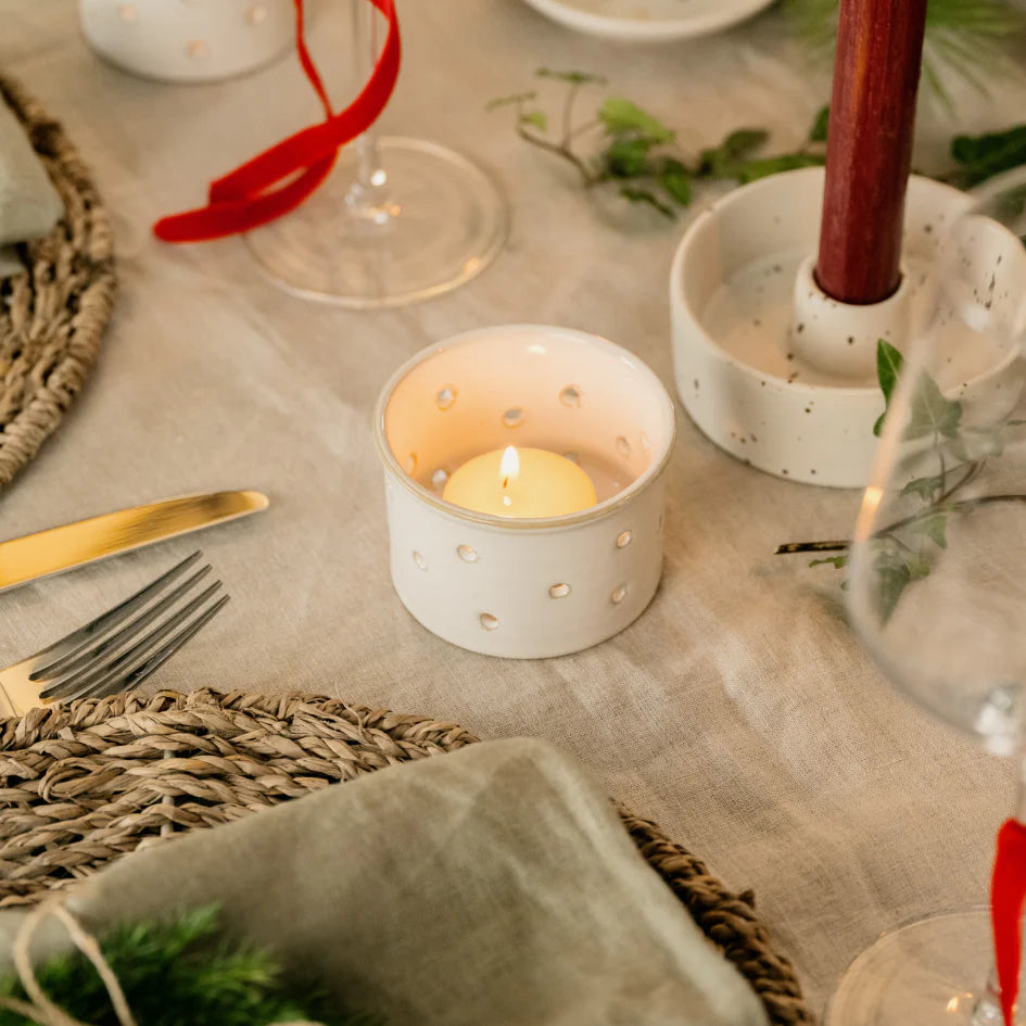 Glazed Tealight Holder