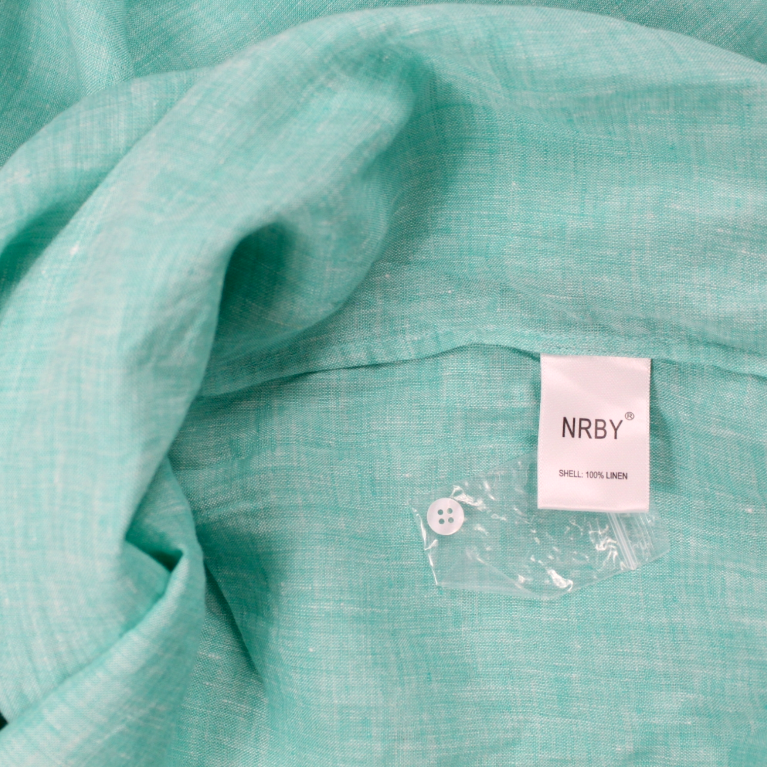 NRBY Green Gauze Linen Shirt - Sample