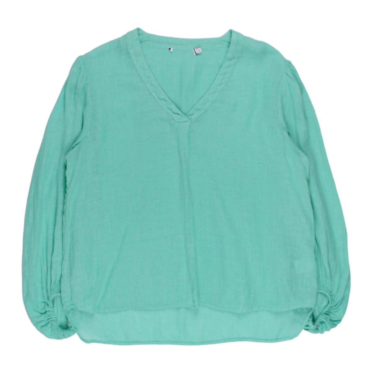 NRBY Green Gauze Linen Shirt - Sample