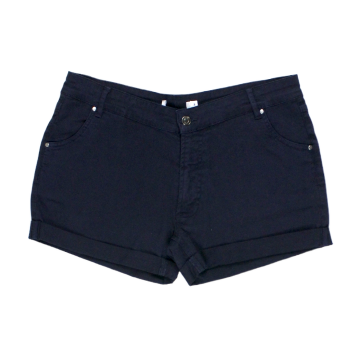 NRBY Navy Cotton Twill Shorts - Sample