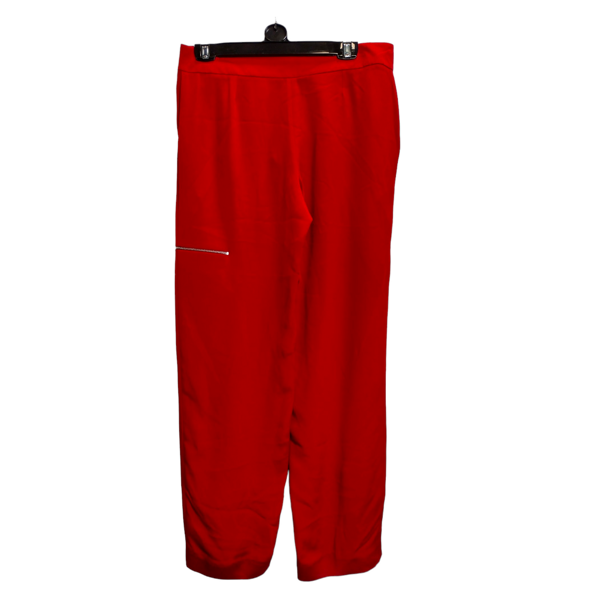 Trager Delaney Red Silk Trousers