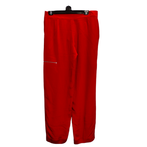 Trager Delaney Red Silk Trousers
