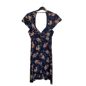 Kate Moss for Topshop Navy Swallow Dress