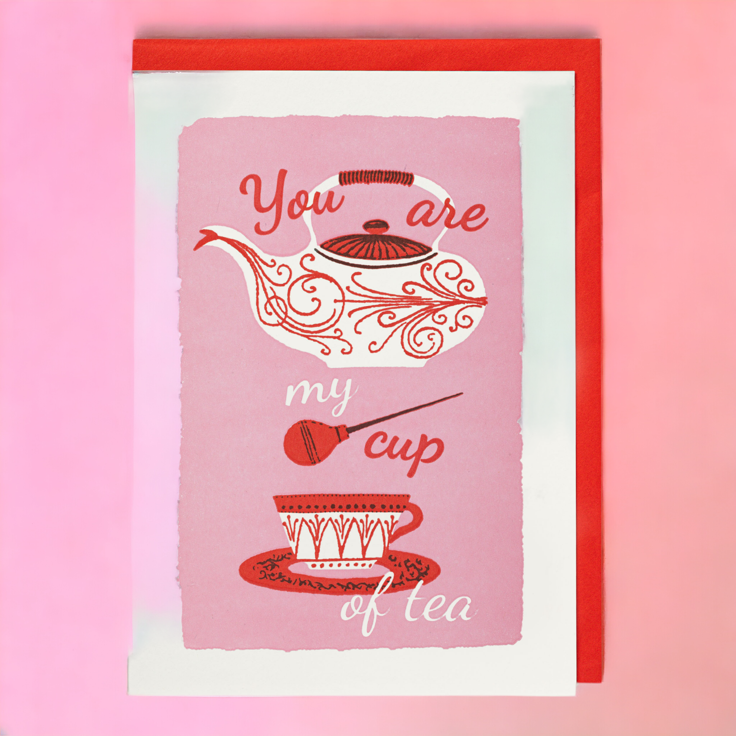 'Cuppa Tea' - letterpress printed greeting card