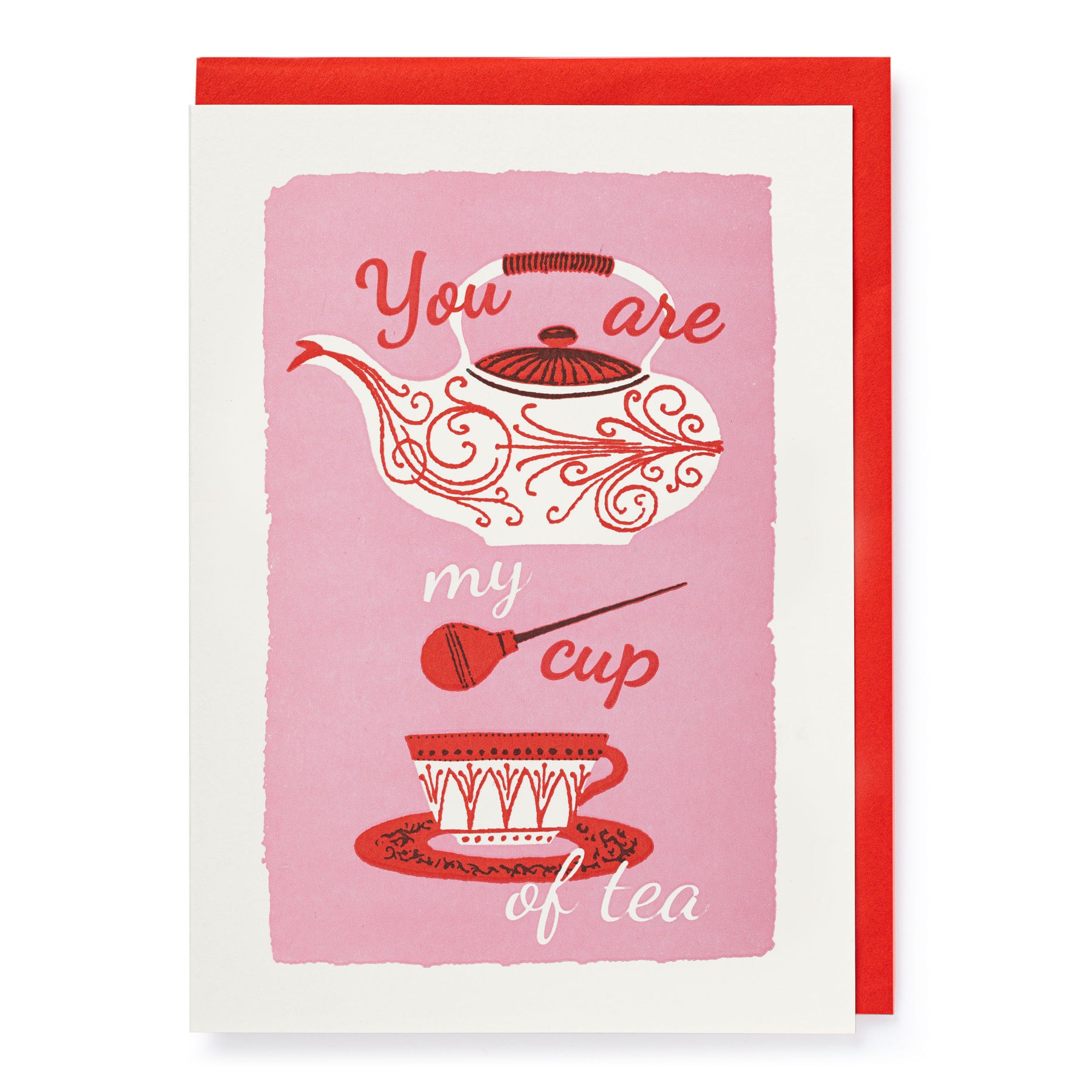 'Cuppa Tea' - letterpress printed greeting card