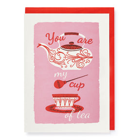 'Cuppa Tea' - letterpress printed greeting card