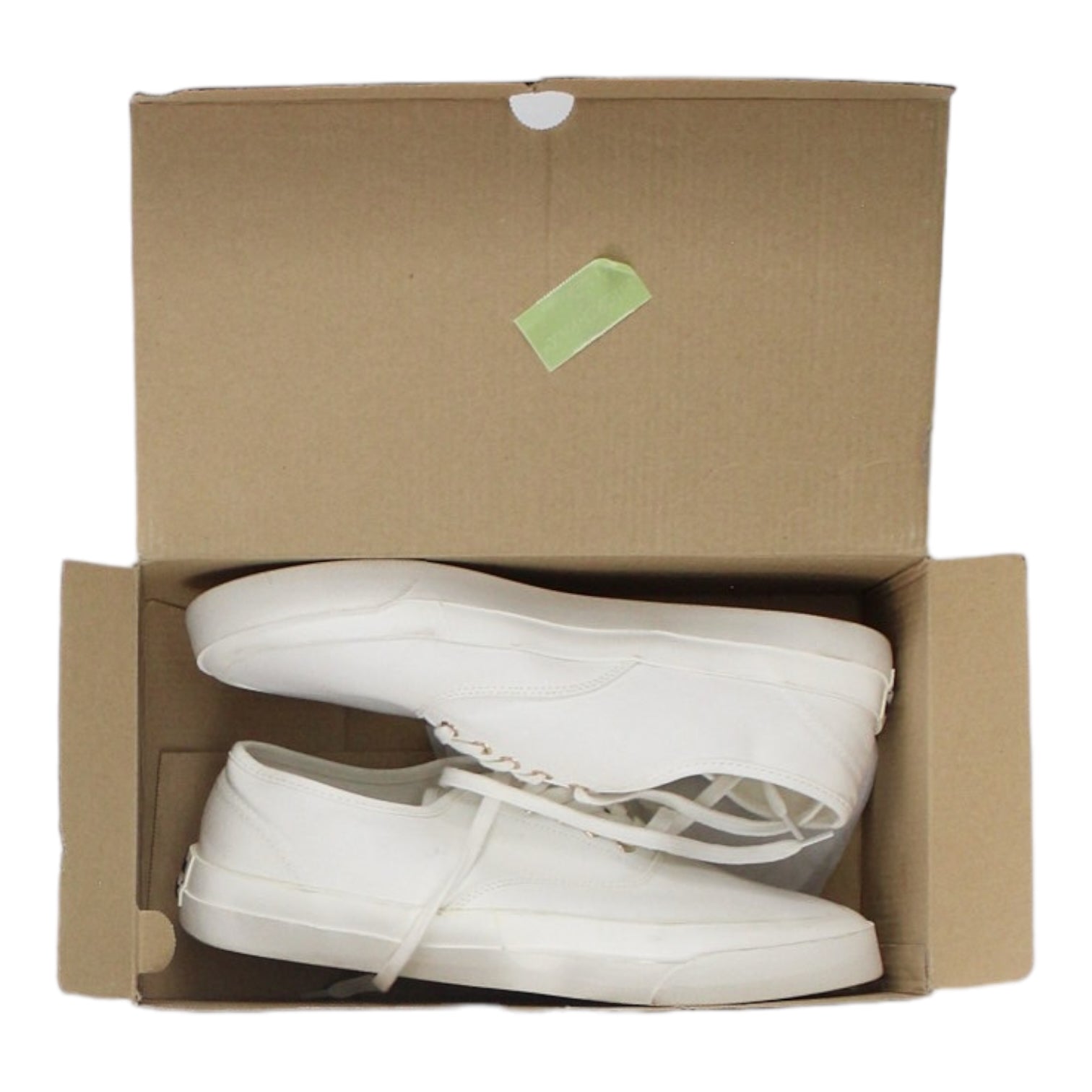 Maison Kitsume White Canvas Sneaker