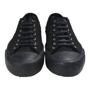 Jil Sander Black Low Top Canvas Sneaker