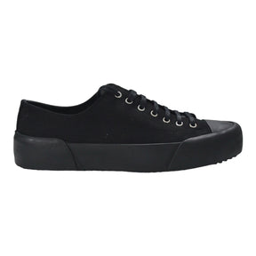 Jil Sander Black Low Top Canvas Sneaker