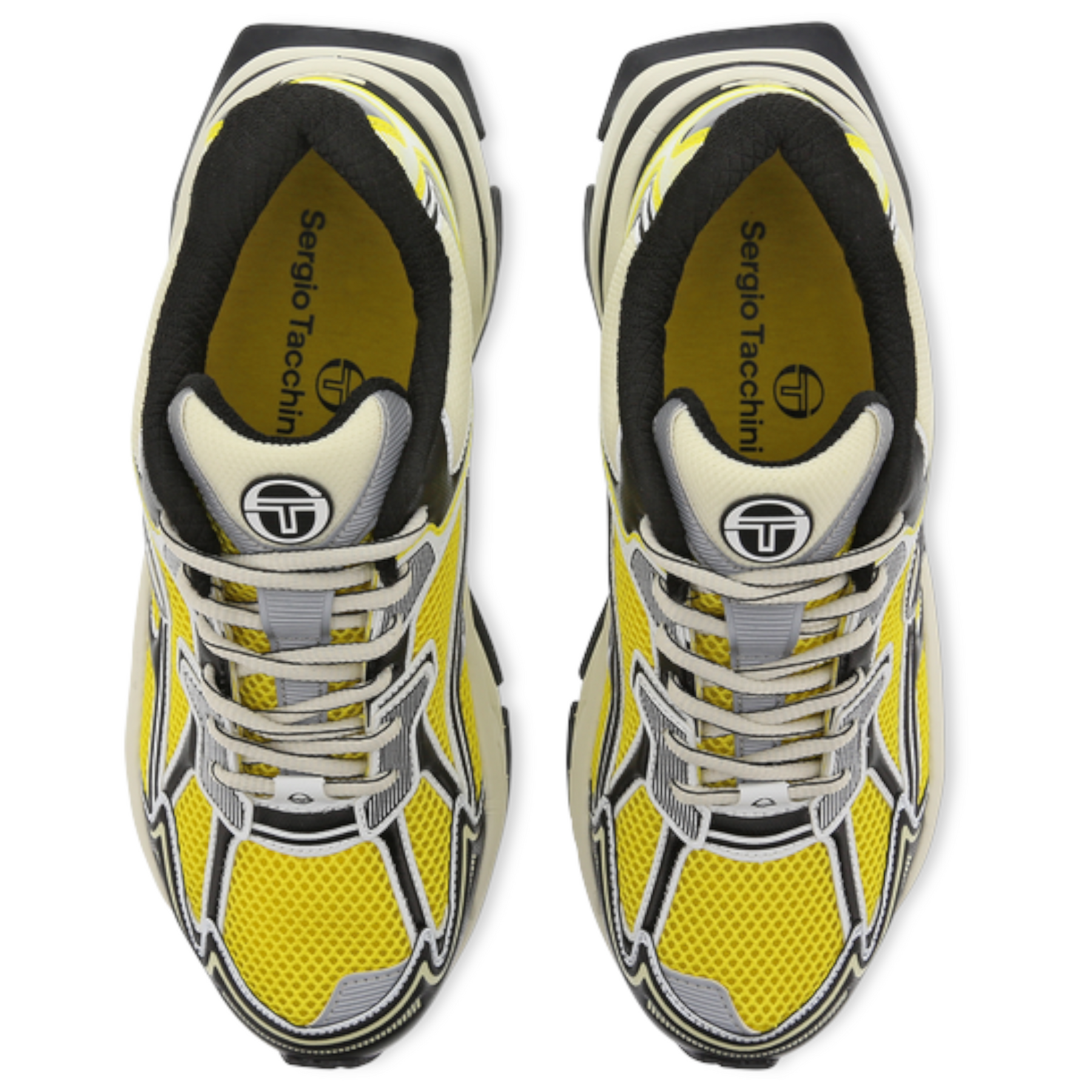 Sergio Tacchini Y2K Runner Trainers Yellow & Black