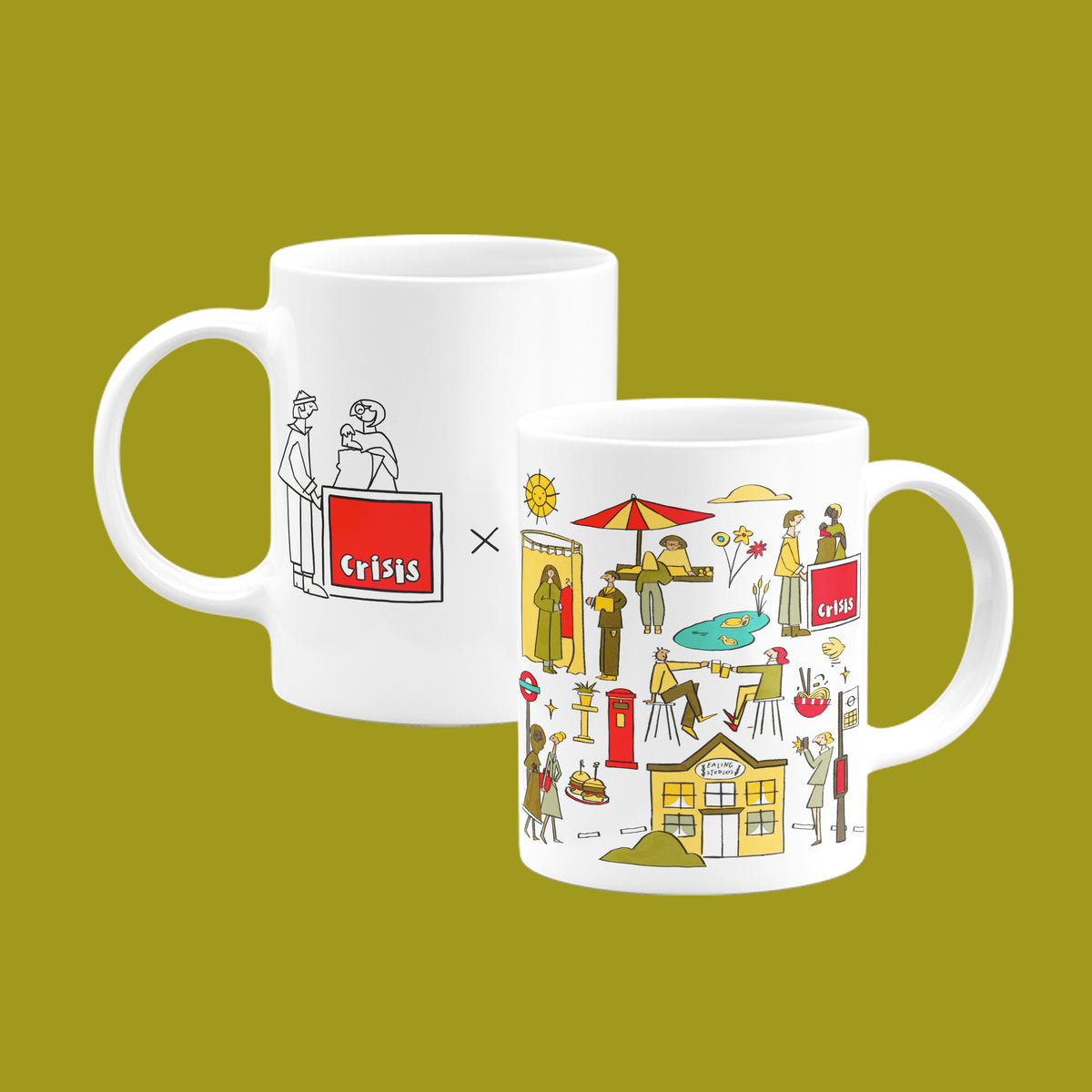 'Ealing' mug - exclusive design by Hansziie