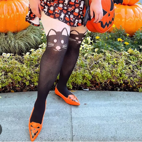Snag Tights Opaque Cat Tights - Witchful Thinking