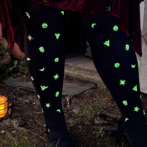 Snag Tights 80 Denier UV Reactive Tights - Glowsty