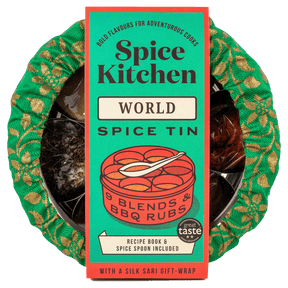 Spice ktichen World Spice Tin Front 