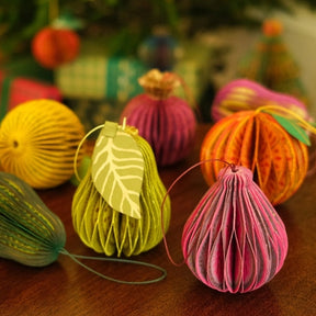Honeycomb Paper Fruit Decoration- 5 designs