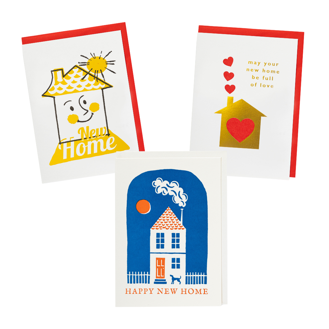 'New Home' cards - Letterpress cards from Archivist