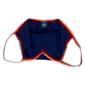 Kiini Blue Crochet Elastic Trimmed Swimsuit