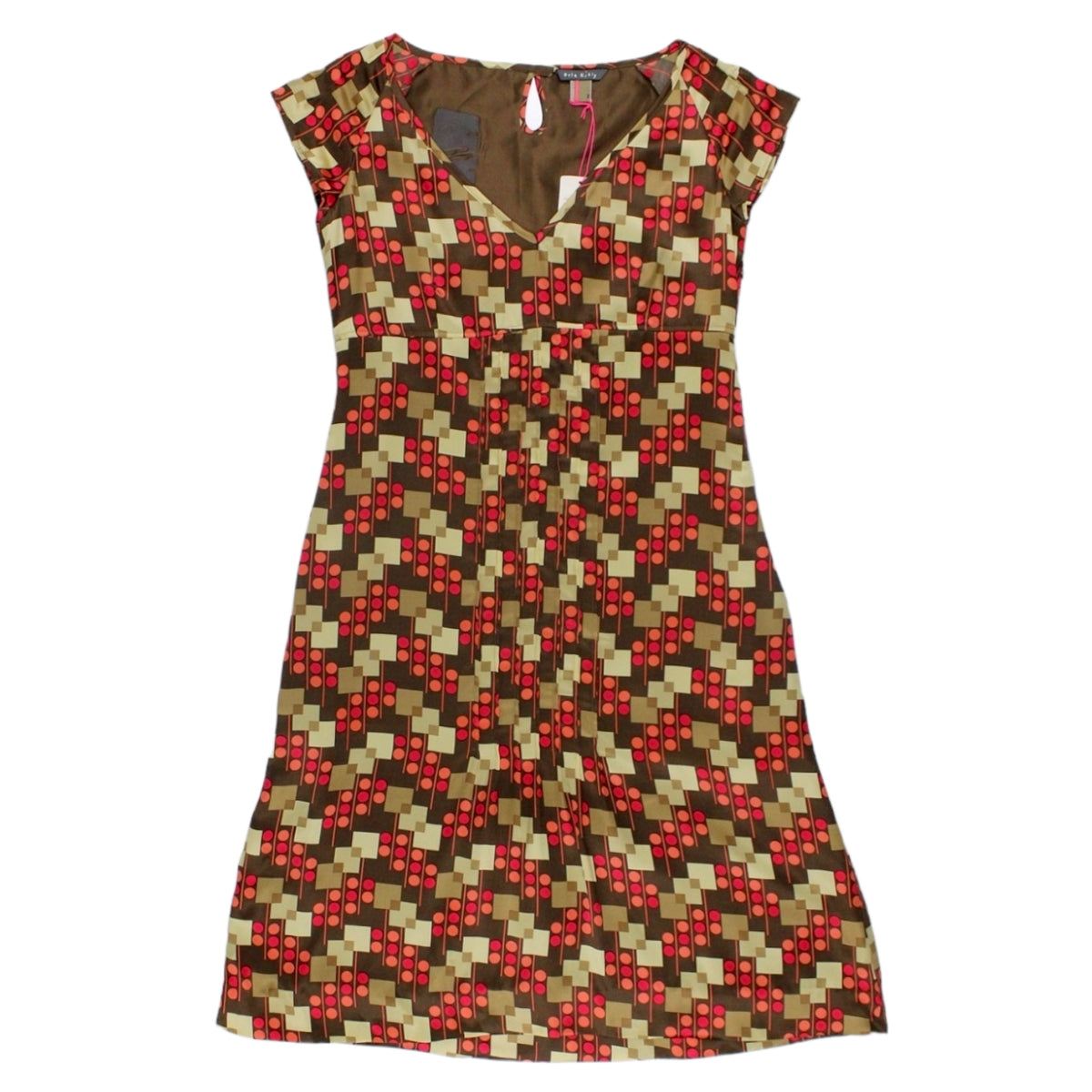 Orla Kiley Pink Square & Dot Dress