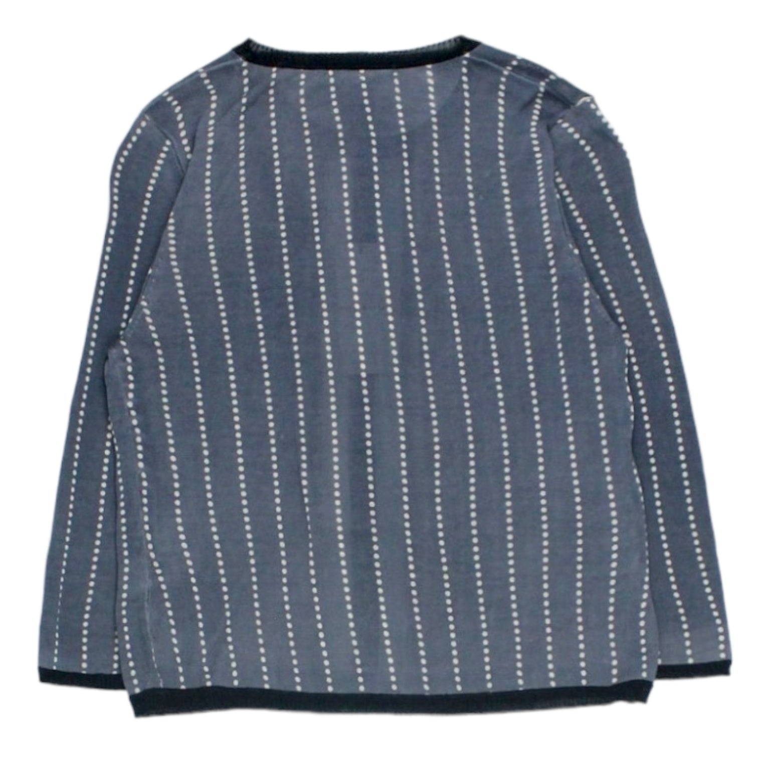 Orla Kiely Slate Dot/Stripe Cardigan