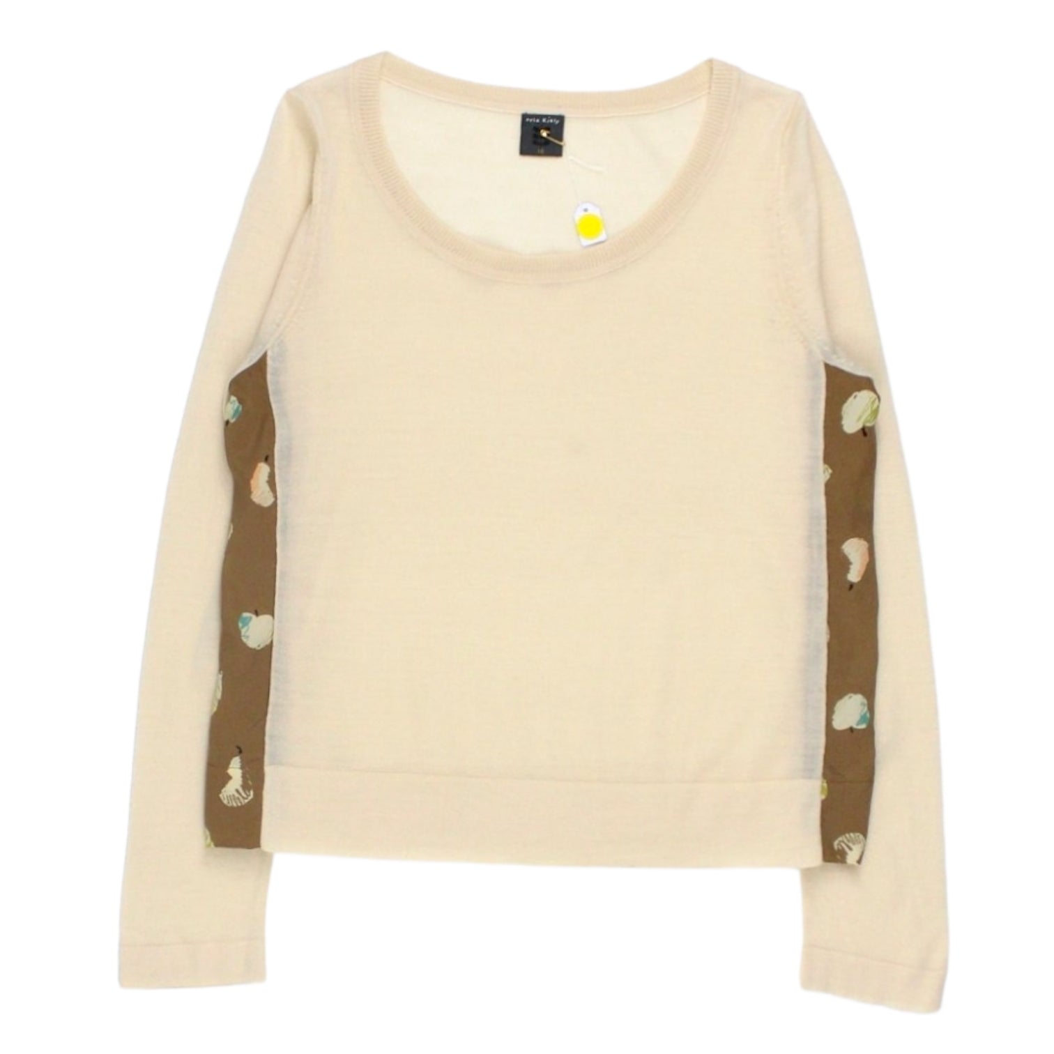 Orla Kiely Cream Fine Knit Jumper