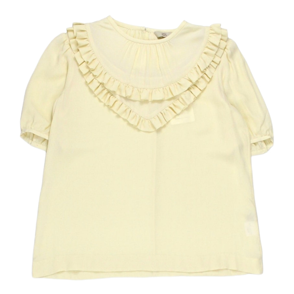 Orla Kiely Textured Ruffle Blouse