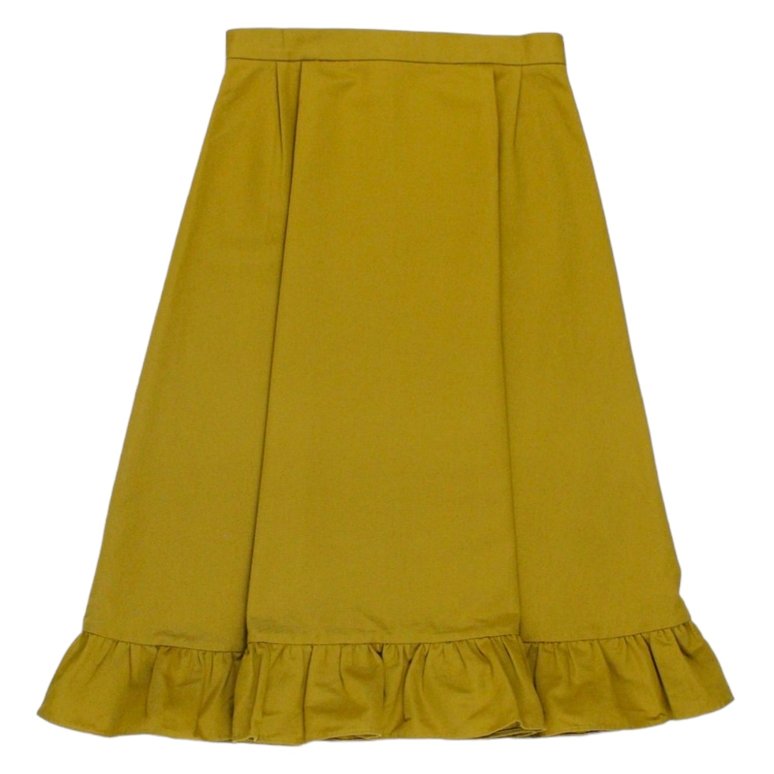 Orla Kiely Ochre Grosgrain Skirt | Shop from Crisis Online