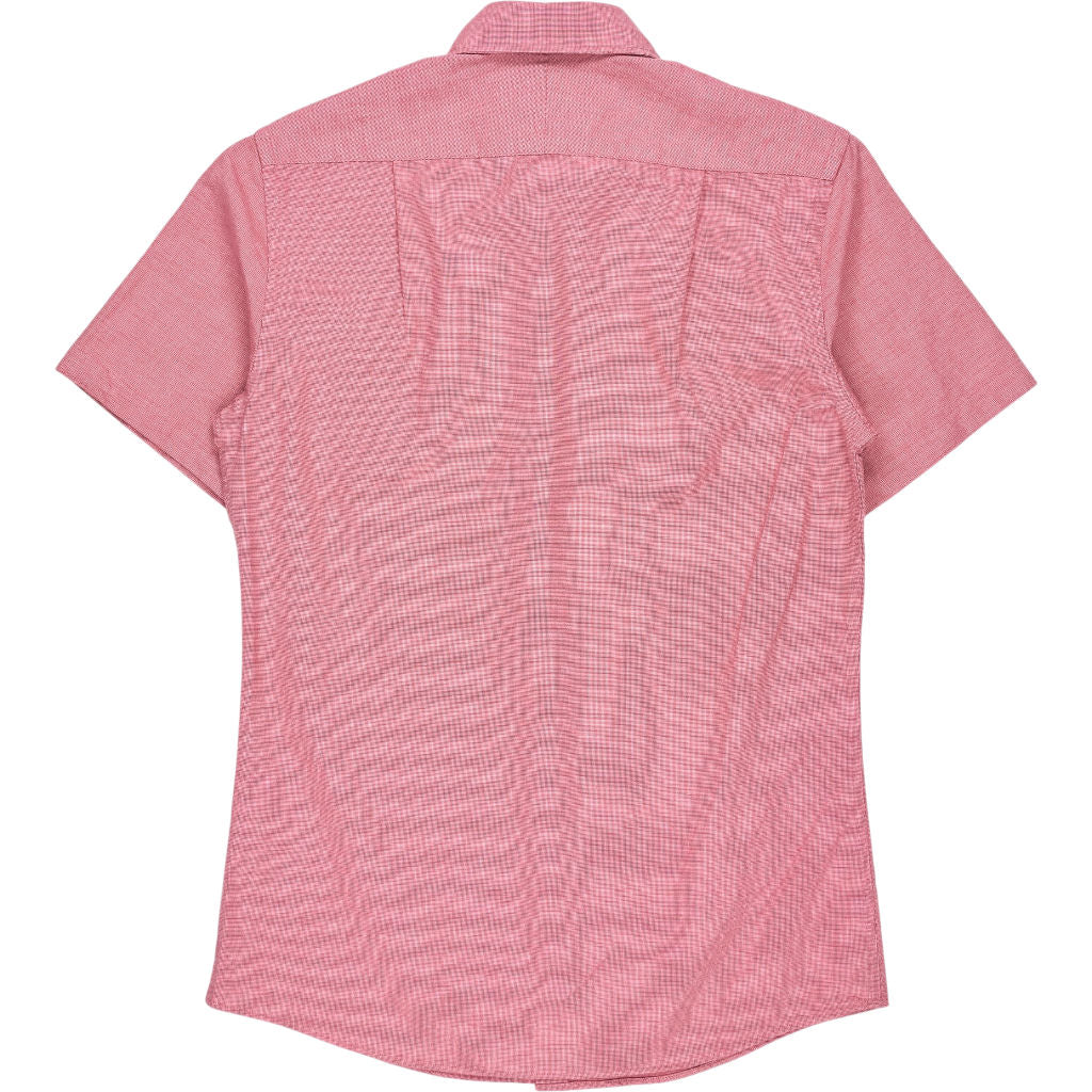 Charles Tyrwhitt Coral Linen Short Sleeve Shirt