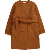 JW Anderson Brown Belted Teddy Coat