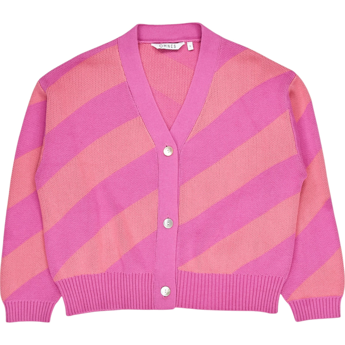 Omnes Pink Cotton Cardigan